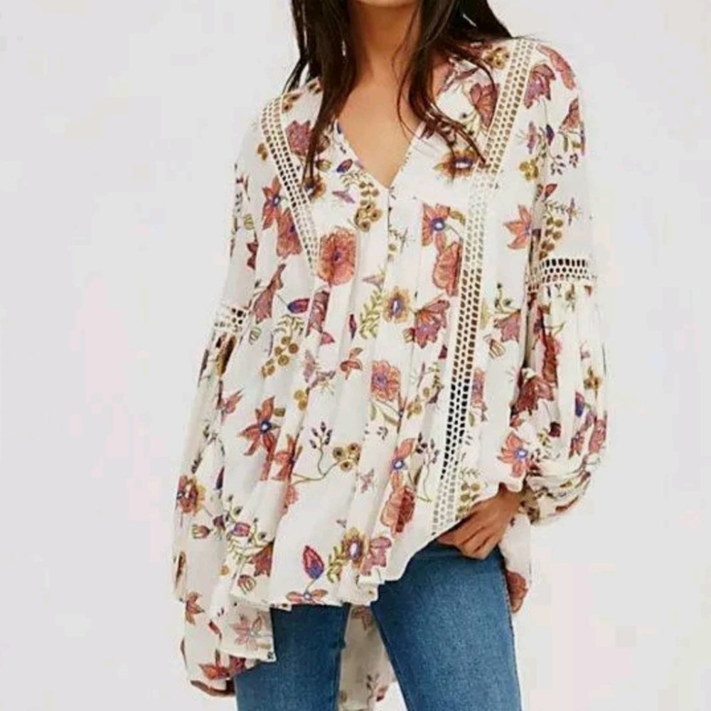 Free People Just The Two of Us tunic, size S